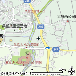 島根県松江市大庭町1185-2周辺の地図