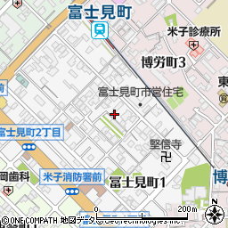 鳥取県米子市冨士見町41周辺の地図