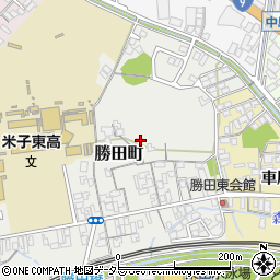 鳥取県米子市勝田町119周辺の地図