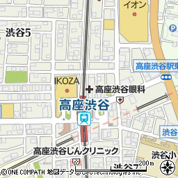 ディクワトロ高座渋谷Ａ周辺の地図