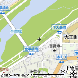 岐阜県岐阜市下新町周辺の地図