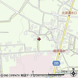 滋賀県高島市今津町深清水830周辺の地図