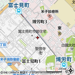 鳥取県米子市冨士見町122周辺の地図