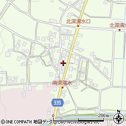 滋賀県高島市今津町深清水638周辺の地図