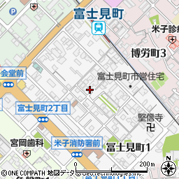 鳥取県米子市冨士見町75周辺の地図