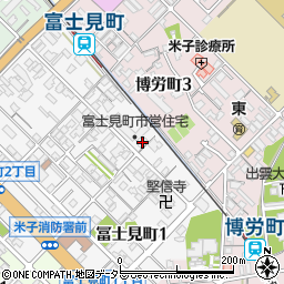 鳥取県米子市冨士見町124-2周辺の地図