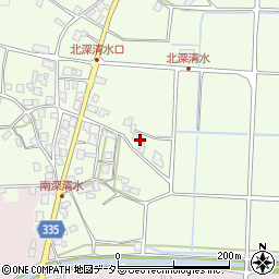 滋賀県高島市今津町深清水517周辺の地図