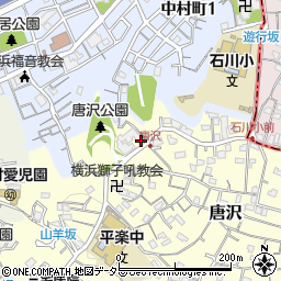神奈川県横浜市南区唐沢41周辺の地図