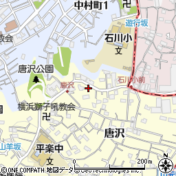 神奈川県横浜市南区唐沢31周辺の地図