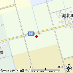 滋賀県長浜市湖北町南速水814-2周辺の地図