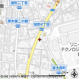 神奈川県厚木市旭町4丁目6周辺の地図