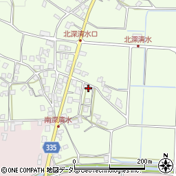滋賀県高島市今津町深清水539周辺の地図
