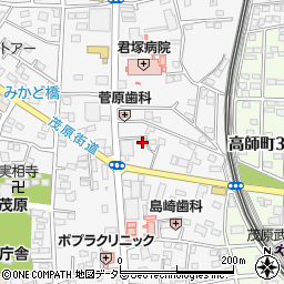 千葉県茂原市高師72-3周辺の地図