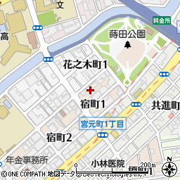 ルモン横浜蒔田公園周辺の地図