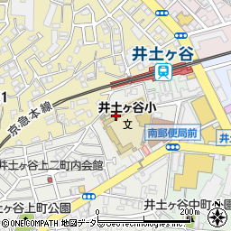 はまっ子ふれあいスクール井土ヶ谷小学校　はまっ子ふれあいスクール周辺の地図