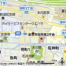 吉田清風園周辺の地図