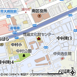神奈川県立埋蔵文化財センター周辺の地図