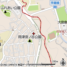 神奈川県横浜市泉区岡津町2517周辺の地図