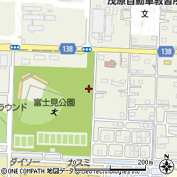 富士見公園公衆トイレ周辺の地図