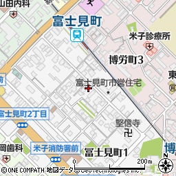 鳥取県米子市冨士見町24周辺の地図