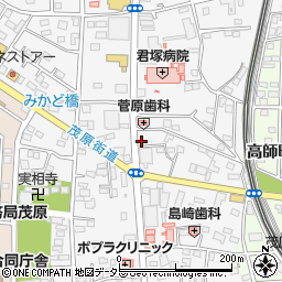 千葉県茂原市高師72周辺の地図