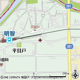 岐阜県可児市平貝戸374周辺の地図