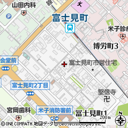 鳥取県米子市冨士見町40周辺の地図
