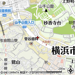 NY MARKET Yokohama Yamate周辺の地図