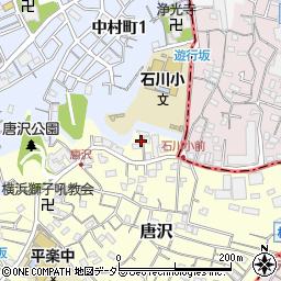 神奈川県横浜市南区唐沢26周辺の地図