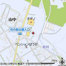 西田ボーリング周辺の地図