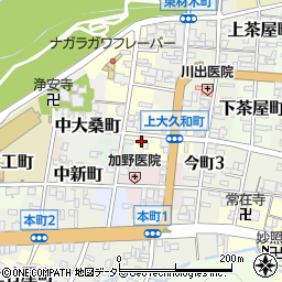 岐阜県岐阜市上大久和町25周辺の地図