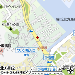 〒231-0802 神奈川県横浜市中区小港町の地図