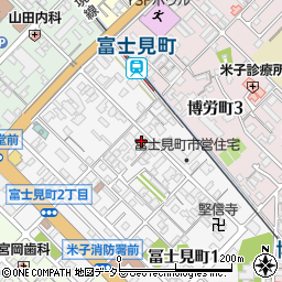 鳥取県米子市冨士見町6周辺の地図