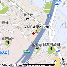 神奈川電材戸塚営業所周辺の地図