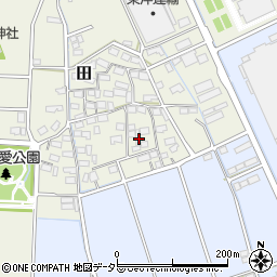 岐阜県安八郡神戸町田401周辺の地図