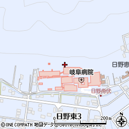 岐阜県岐阜市日野東周辺の地図