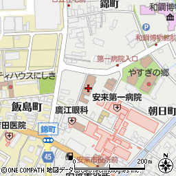 島根県安来市安来町907周辺の地図