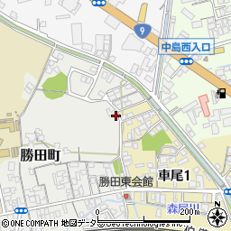 鳥取県米子市勝田町127周辺の地図