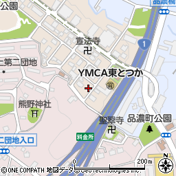 神奈川県横浜市戸塚区上品濃2-7周辺の地図