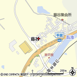 島根県松江市藤谷周辺の地図
