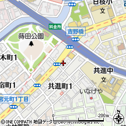 神奈川県横浜市南区宮元町1丁目9周辺の地図