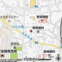 西松屋茂原店周辺の地図
