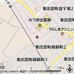 島根県松江市東出雲町意宇東3丁目5周辺の地図