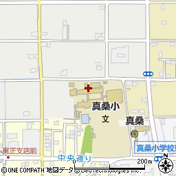 本巣市立真桑小学校周辺の地図