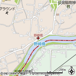野崎橋周辺の地図