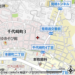 神奈川県横浜市中区千代崎町4丁目周辺の地図