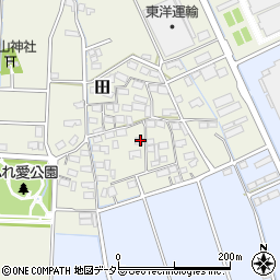 岐阜県安八郡神戸町田394-1周辺の地図