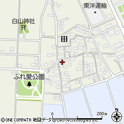 岐阜県安八郡神戸町田380周辺の地図