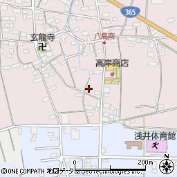 滋賀県長浜市八島町411周辺の地図