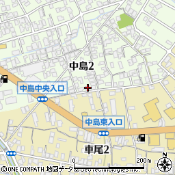 鳥取県米子市中島2丁目5-34周辺の地図